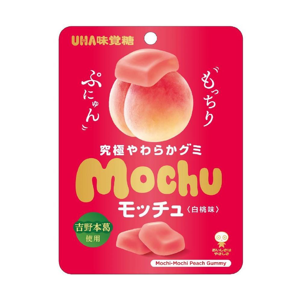◇味覚糖 モッチュ 白桃味 45g
