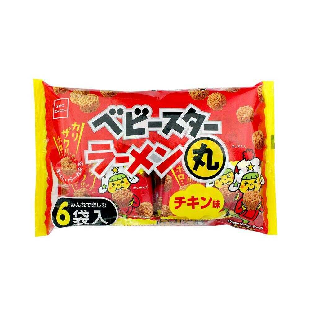 ◇おやつカンパニー ベビースターラーメン丸チキン味 132g(22g×6袋)