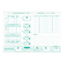 ミドリ 家計簿<A5>月間 働くふたり 家柄 1冊