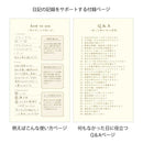 ミドリ 日記 見開き12ヵ月連用 扉 ピンク 1冊