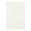 ミドリ ノート<A5> カラー ドット方眼 白 1冊