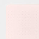 ミドリ ノート<A5> カラー ドット方眼 ピンク 1冊