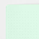 ミドリ ノート<A5> カラー ドット方眼 緑 1冊