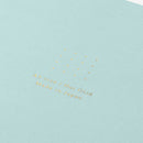 ミドリ ノート<A5> カラー ドット方眼 青 1冊