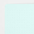 ミドリ ノート<A5> カラー ドット方眼 青 1冊