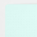 ミドリ ノート<A5> カラー ドット方眼 青 1冊