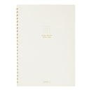 ミドリ リングノート<A5> カラー ドット方眼 白 1冊