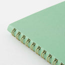 ミドリ リングノート<A5> カラー ドット方眼 緑 1冊