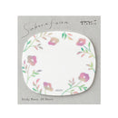 デザインフィル 付せん紙 透ける 花柄 ピンク 1パック