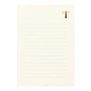 ミドリ 便箋 しあわせをはこぶ手紙 ラッキーモチーフ柄入 4柄×6枚