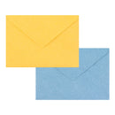 ミドリ 封筒 しあわせをはこぶ手紙 ラッキーモチーフシール入 2色×3枚