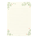 ミドリ 便箋 しあわせをはこぶ手紙 木の実柄 4柄×6枚