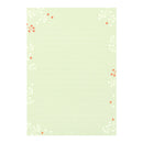 ミドリ 便箋 しあわせをはこぶ手紙 木の実柄 4柄×6枚