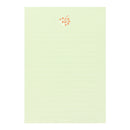 ミドリ 便箋 しあわせをはこぶ手紙 木の実柄 4柄×6枚