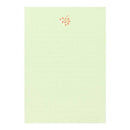 ミドリ 便箋 しあわせをはこぶ手紙 木の実柄 4柄×6枚