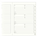 ミドリ HF 住所録<A5> 大人の住所録 赤 1冊