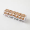 デザインフィル スタンプ 浸透印 ゆるログ フレーム柄 1個