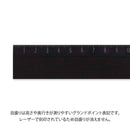 ミドリ アルミ定規<15cm> ノンスリップ 黒 1個