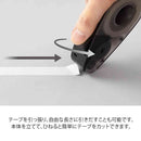 ミドリ クイックテープカッター 黒A 1個