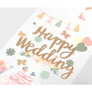 ミドリ シール2513 PCM タイトル 結婚式 ケーキ柄 1シート入