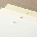 ミドリ レターセット914 色を贈る 白 便箋/12枚入(3色×4枚)、封筒/4枚入