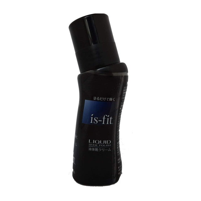 モリト is-fit（イズフィット） 液体靴クリーム 黒 75ml