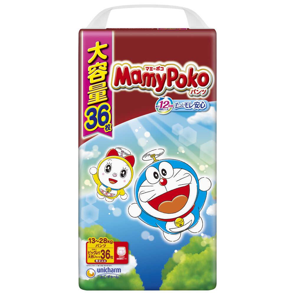 マミーポコパンツ ドラえもん ビッグより大きいサイズ 36枚入り×7パック マミーポコパンツ ビッグより大きいサイズ 36枚 男女共用