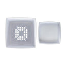 大和プラ販 クエンチローポット(プレート付) ホワイト 4号