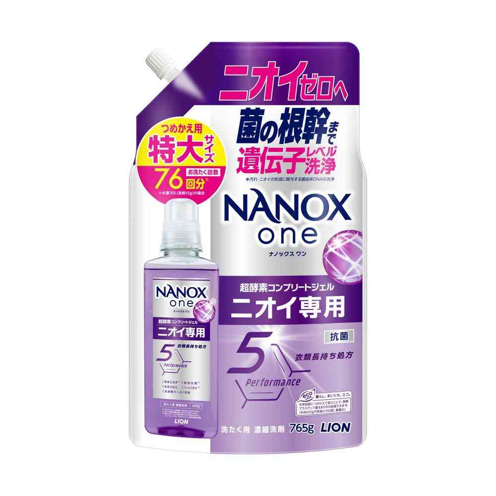 シンナラ　イェソン　1枚 ライオン NANOX one ニオイ専用 詰め替え 特大 765g