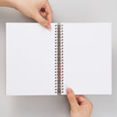 リヒト カスタマイズ オープンリングノート とじ具 A5 フロストグレー リーフ70枚 1本