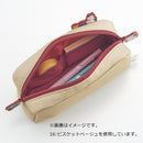 にゃんシーン ボックスペンポーチ L  ビスケットベージュ 1個