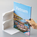 リヒト 1冊でも倒れないブックスタンド A4  ホワイト  1台