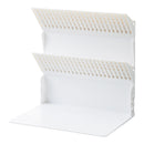 リヒト 1冊でも倒れないブックスタンド A4  ホワイト  1台