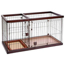 トイレのしつけが出来る ドッグルームサークル ブラウン スモール メーカー直送▼返品・キャンセル不可【他商品との同時購入不可】