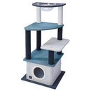 necoco キャットリビングタワー クリアボウル&ハウスタイプ メーカー直送▼返品・キャンセル不可【他商品との同時購入不可】