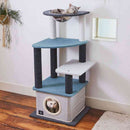 necoco キャットリビングタワー クリアボウル&ハウスタイプ メーカー直送▼返品・キャンセル不可【他商品との同時購入不可】