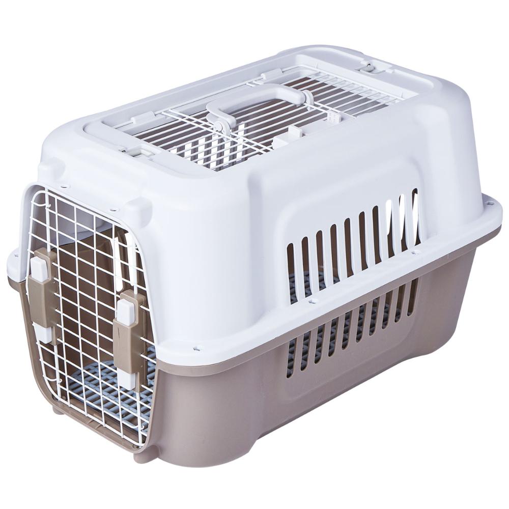犬猫用キャリー 2ドア タフハウスキャリー アイボリー M 【直送品 犬猫用キャリー 2ドア タフハウスキャリー アイボリー M 【直送品
