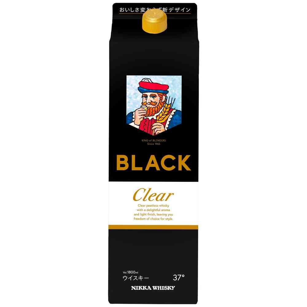 アサヒ ブラックニッカクリア 紙パック 1800ml