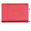 8ページ、各ページの間に透明PPシート(4枚)