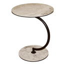 サイドテーブル Azure アーバンホワイト45x45 メーカー直送▼返品・キャンセル不可【他商品との同時購入不可】