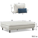 ソファ Isra 2.5P+背x2 GY、GY/BL設置 メーカー直送▼返品・キャンセル不可【他商品との同時購入不可】