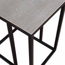 サイドテーブル Granada セラミック アッシュグレイ メーカー直送▼返品・キャンセル不可【他商品との同時購入不可】