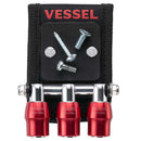 クイック3連MG赤 QB-10MB3R メーカー直送 ▼返品・キャンセル不可【他商品との同時購入不可】