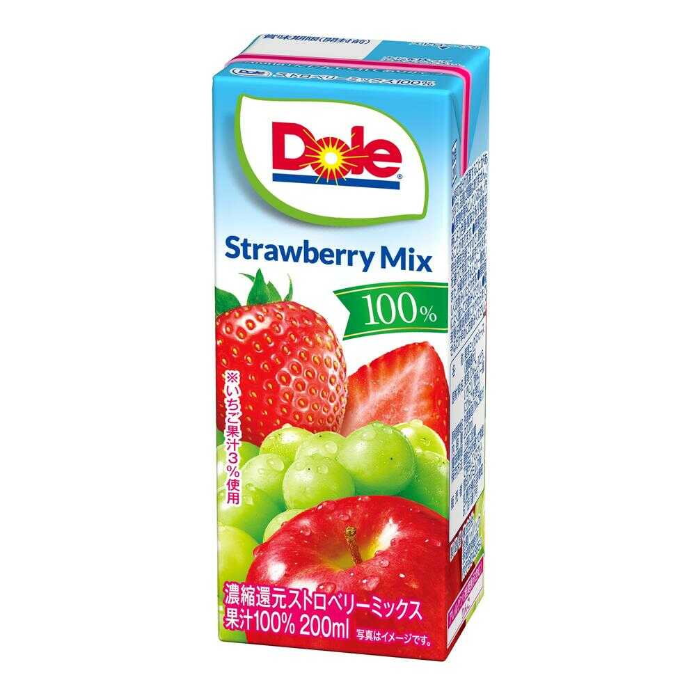 ◇雪印メグミルク Dole ストロベリーミックス 200ml