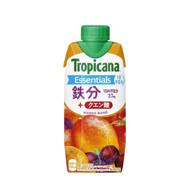 ◇キリン トロピカーナ エッセンシャルズ 鉄分 330ml