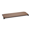 エレクター ベーシックシリーズウッドシェルフ W1200xD600mm ウォールナットウッド ブラックフレーム 棚用 B2448MWB1