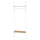 突っ張りハンガーラック KTR-3151WH メーカー直送 ▼返品・キャンセル不可【他商品との同時購入不可】