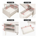 コスメテーブル RD-1126WS メーカー直送 ▼返品・キャンセル不可【他商品との同時購入不可】