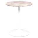 カフェテーブル(丸型) LT-4918WH メーカー直送 ▼返品・キャンセル不可【他商品との同時購入不可】