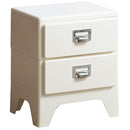 多段チェスト クラン CBN-H002 クリーム メーカー直送 ▼返品・キャンセル不可【他商品との同時購入不可】